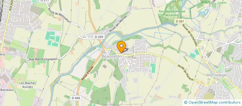 localisation de l'entreprise ARRET BEAUTE  BEAUVALLON