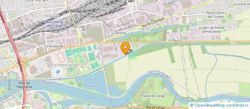 localisation de l'entreprise ARRET DEMANDE  SAINT-PIERRE-DES-CORPS