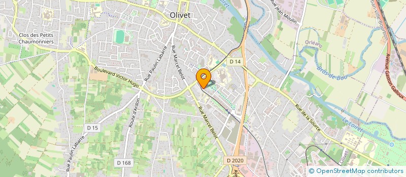 localisation de l'entreprise ARRET DEMANDE  OLIVET