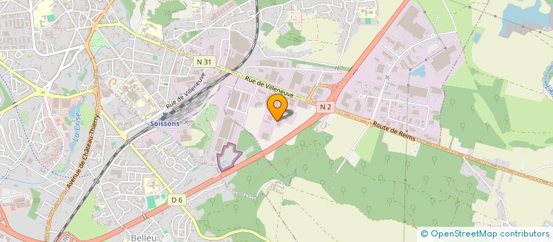 localisation de l'entreprise ARRET PARE BRISE  BILLY-SUR-AISNE