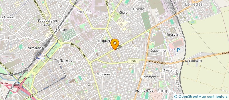 localisation de l'entreprise ARRET SUR IMAGE à REIMS