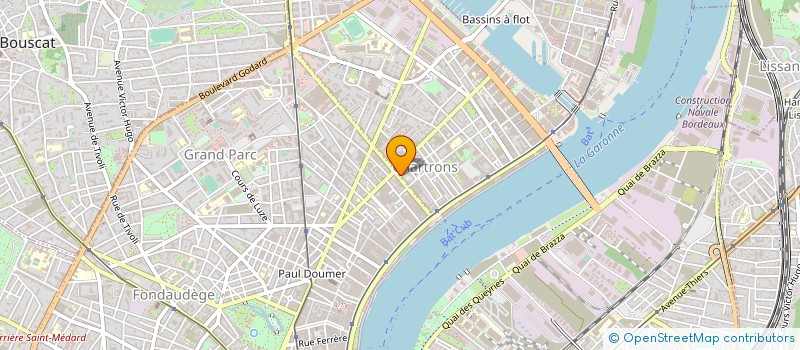 localisation de l'entreprise ARRET SUR L IMAGE GALERIE à BORDEAUX