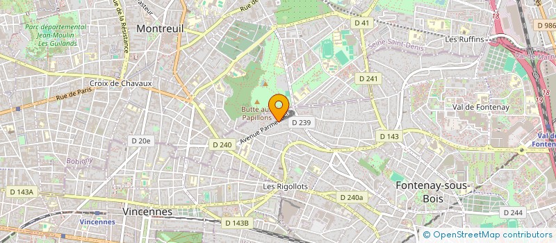 localisation de l'entreprise ARRET SUR TOILES à FONTENAY-SOUS-BOIS