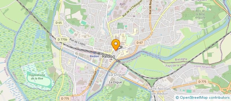 localisation de l'entreprise ARRETE TA TELE ON TOURNE  REDON