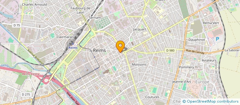 localisation de l'entreprise ARRETEDEMALBOUFFER.COM  REIMS