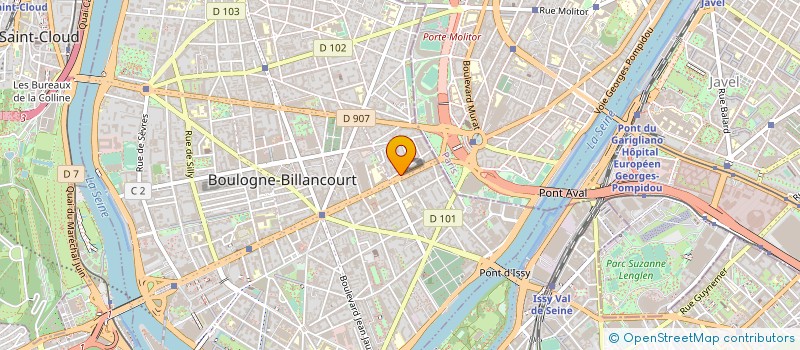 localisation de l'entreprise ARRGANA à BOULOGNE-BILLANCOURT