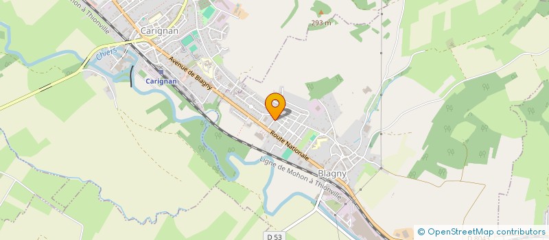 localisation de l'entreprise ARRI/ANGELA  BLAGNY