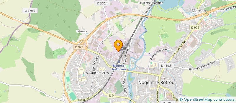localisation de l'entreprise ARRIBA FITNESS à NOGENT-LE-ROTROU