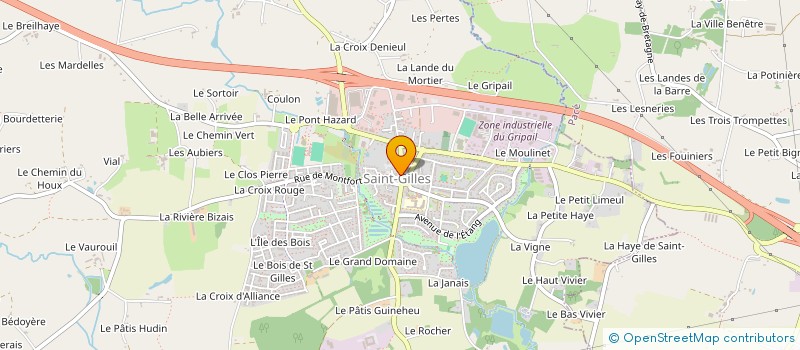 localisation de l'entreprise ARRIBA PIZZA à SAINT-GILLES
