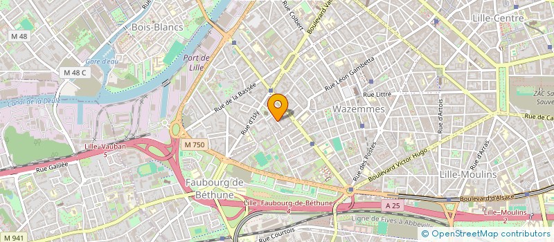 localisation de l'entreprise ARRIERE PAYS  LILLE