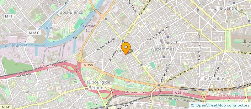 localisation de l'entreprise ARRIERE PAYS  LILLE