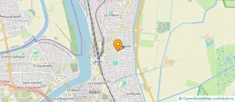 localisation de l'entreprise ARRIGHI  ARLES
