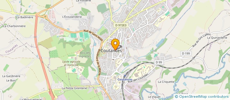 localisation de l'entreprise ARRIMAGE à COUTANCES
