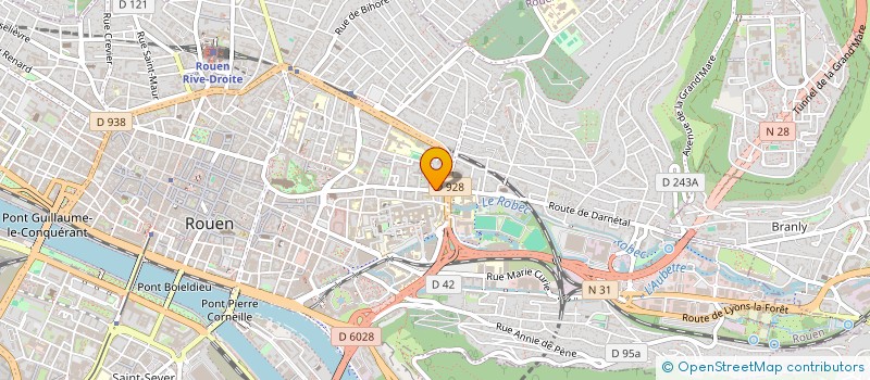 localisation de l'entreprise ARRIMAGE COMPAGNIE à ROUEN