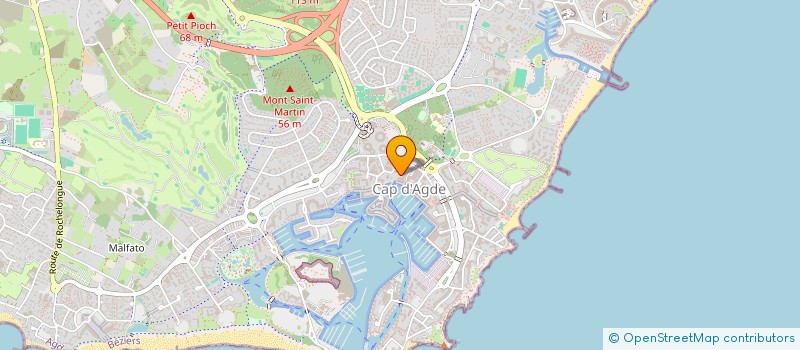 localisation de l'entreprise ARRIVAGE  AGDE