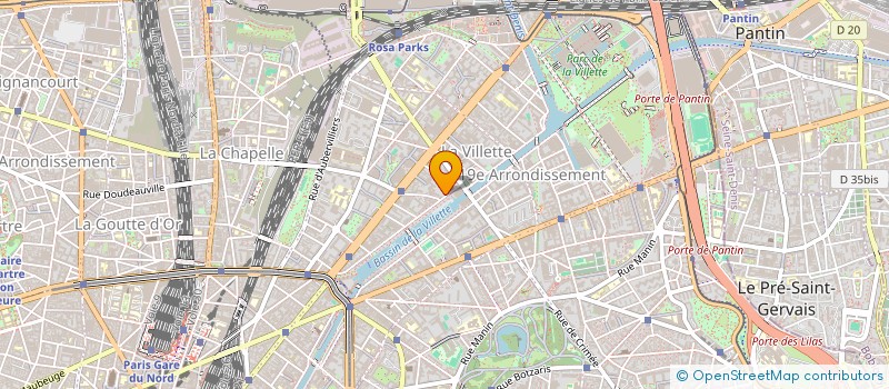 localisation de l'entreprise ARRIVAGES à PARIS