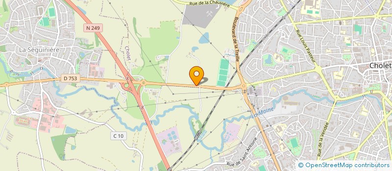 localisation de l'entreprise ARRIVE FINANCES à CHOLET