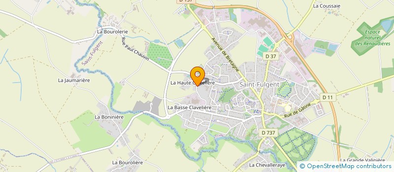 localisation de l'entreprise ARRIVE NUTRITION ANIMALE à SAINT-FULGENT