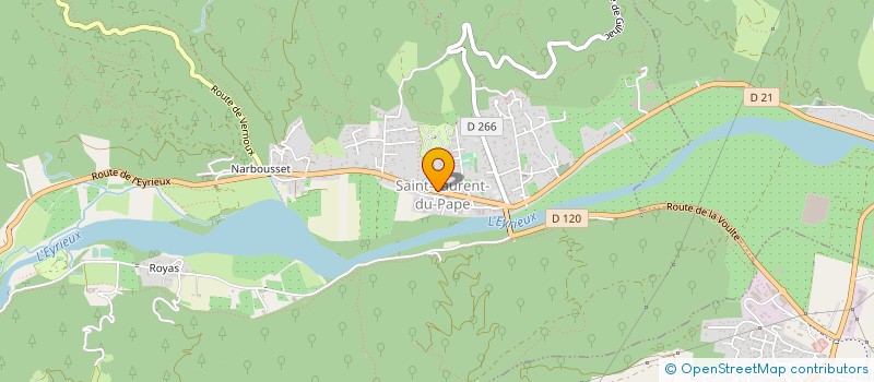 localisation de l'entreprise ARRIVELEC à SAINT-LAURENT-DU-PAPE