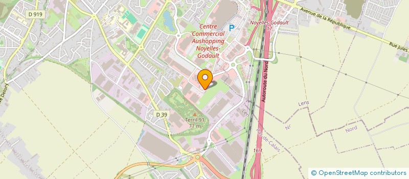 localisation de l'entreprise ARRIZ IMMO à HENIN-BEAUMONT