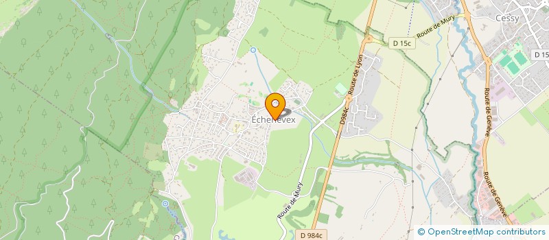 localisation de l'entreprise ARRK  ECHENEVEX