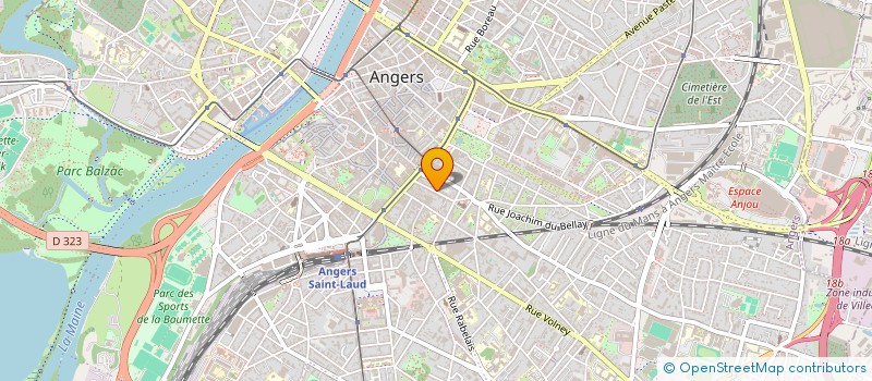 localisation de l'entreprise ARRNICA à ANGERS