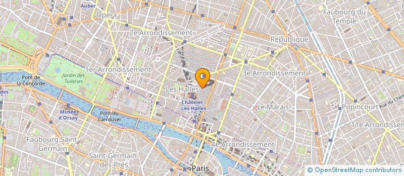 localisation de l'entreprise ARRO à PARIS