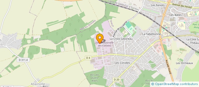 localisation de l'entreprise ARRO-MATIC à VERNOUILLET