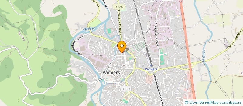 localisation de l'entreprise ARROBASE MULTIMEDIA à PAMIERS