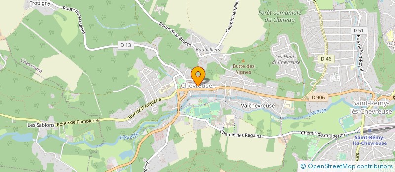 localisation de l'entreprise ARRODIS SARL à CHEVREUSE