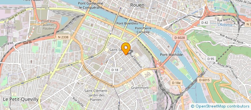 localisation de l'entreprise ARROI à ROUEN