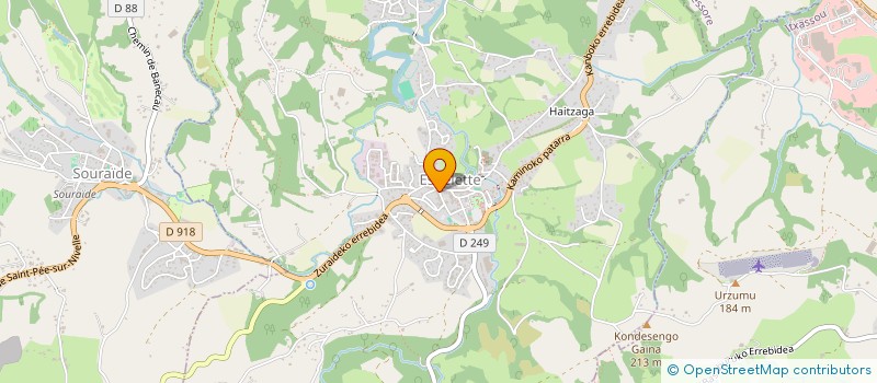 localisation de l'entreprise ARROKA  ITXASSOU