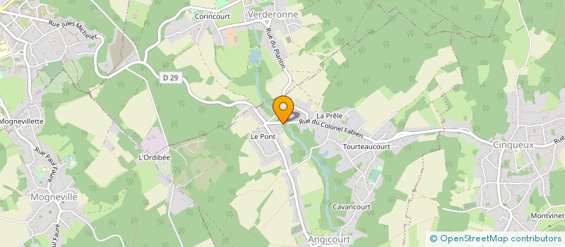 localisation de l'entreprise ARRONDEL  ANGICOURT