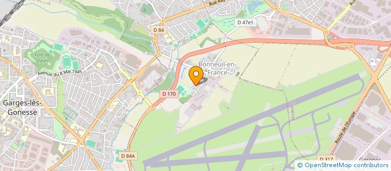 localisation de l'entreprise ARROSAGE ENVIRONNEMENT SERVICES  BONNEUIL-EN-FRANCE