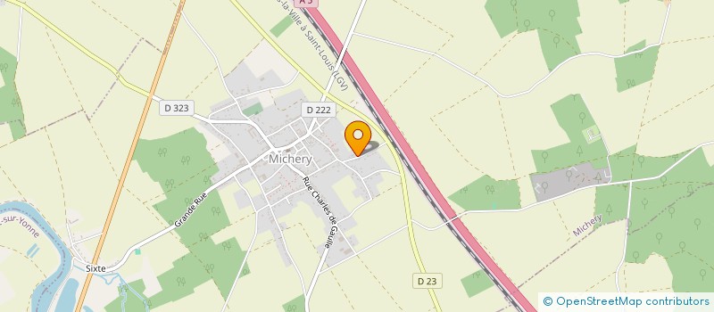 localisation de l'entreprise ARROSAGE & PAYSAGE CREATION  MICHERY