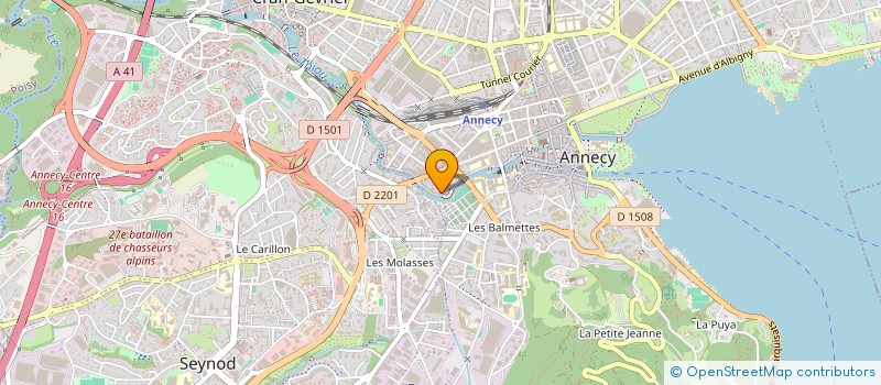 localisation de l'entreprise ARROSOIR à ANNECY