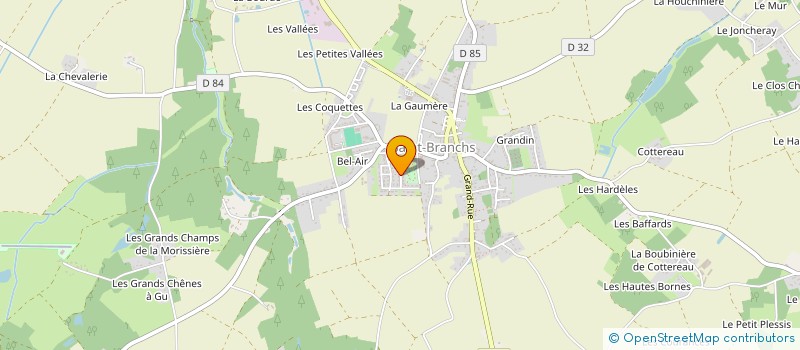 localisation de l'entreprise ARROUARD-DELANOYE  SAINT-BRANCHS