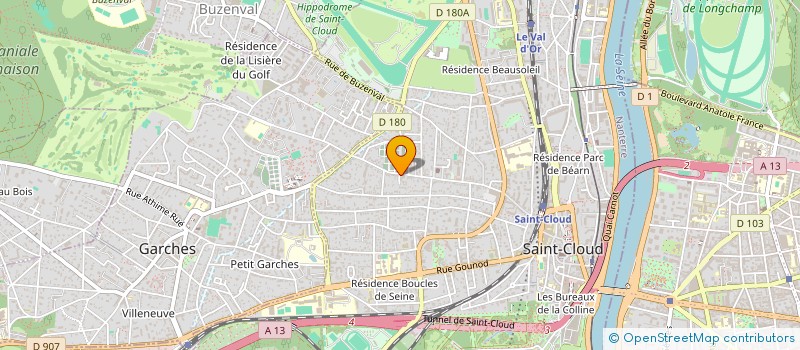 localisation de l'entreprise ARROVA à SAINT-CLOUD
