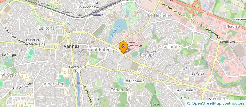 localisation de l'entreprise ARROW à VANNES