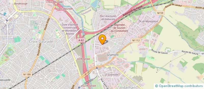 localisation de l'entreprise ARROW  TOULOUSE