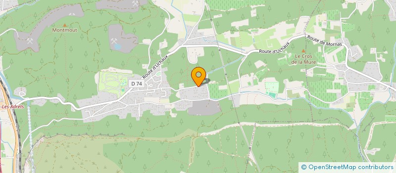 localisation de l'entreprise ARROW  MORNAS