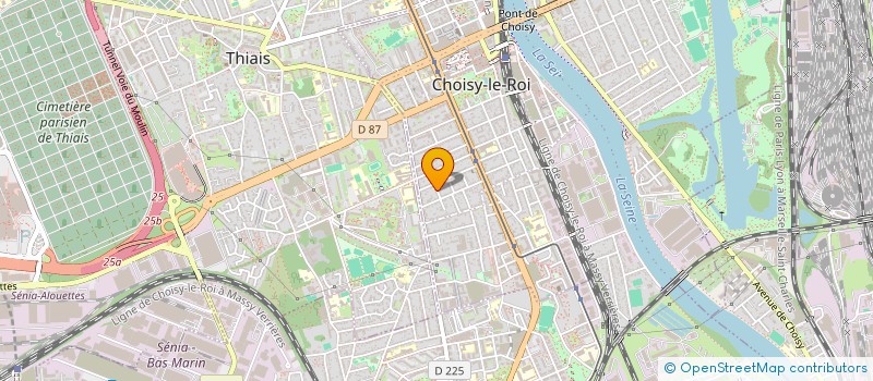 localisation de l'entreprise ARROW PRO SECURITE à CHOISY-LE-ROI