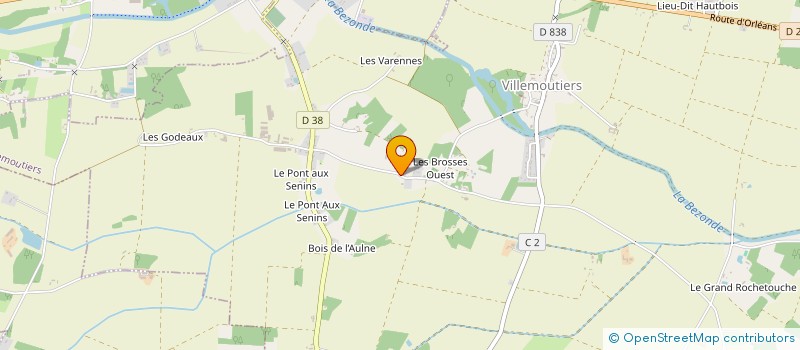 localisation de l'entreprise ARROWBAT EXPERTISES à VILLEMOUTIERS