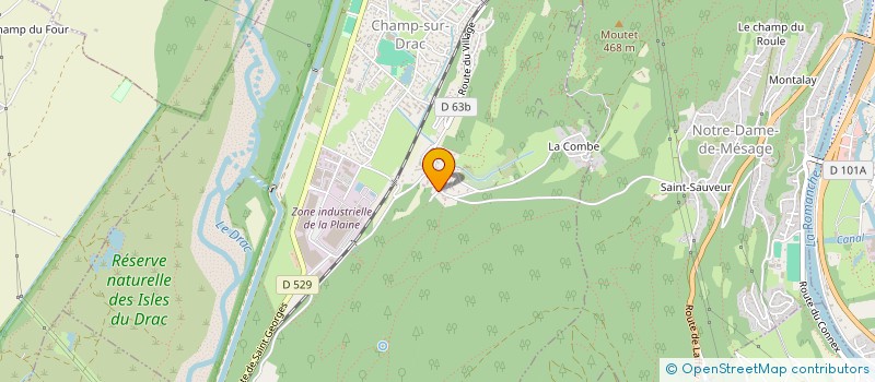 localisation de l'entreprise ARROWBAZ SOFTWARE DEVELOPPEMENT  CHAMP-SUR-DRAC