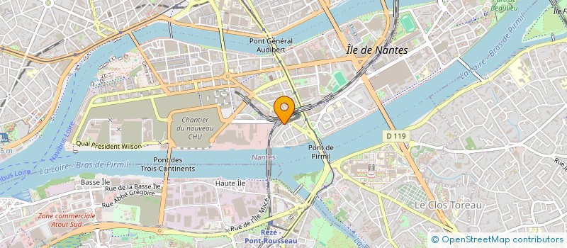 localisation de l'entreprise ARROWS NANTES TOUCH ASSOCIATION à NANTES