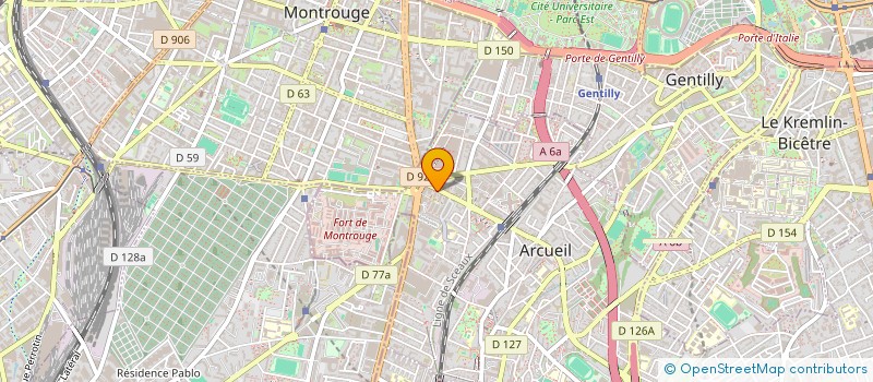 localisation de l'entreprise ARROWS TRANSPORTS à ARCUEIL