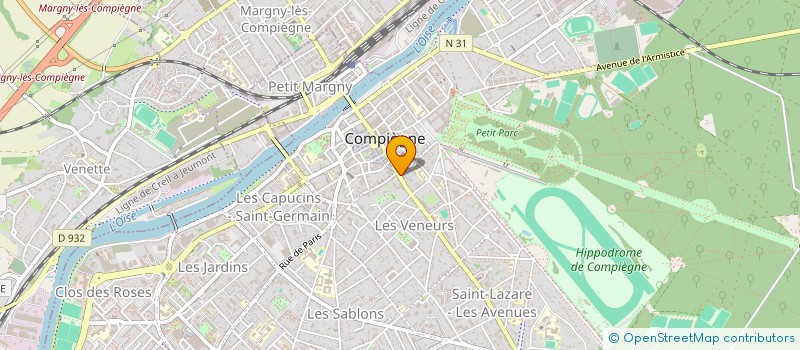 localisation de l'entreprise ARROWWW DIGITAL PARTNER  COMPIEGNE