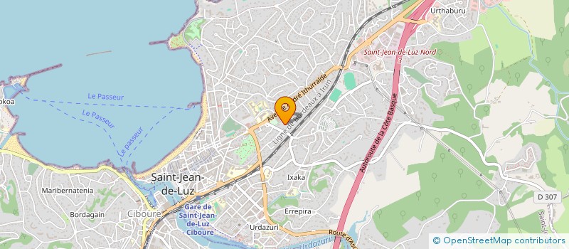 localisation de l'entreprise ARROYEL  SAINT-JEAN-DE-LUZ