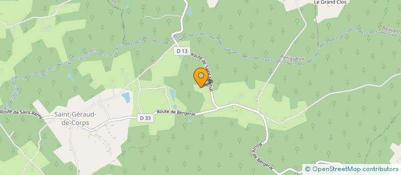 localisation de l'entreprise ARRREUH à SAINT-GERAUD-DE-CORPS