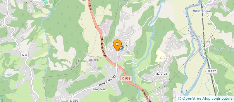 localisation de l'entreprise ARRUNTZAKOOP  USTARITZ